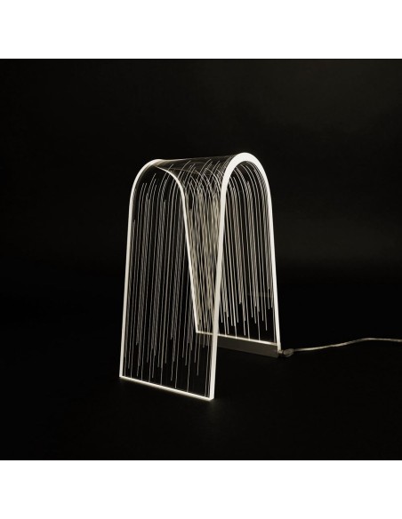 Vesta Home - Lampada da Tavolo Arc·line·13,5 X 19,5 X 28 H Th. 10 Mm