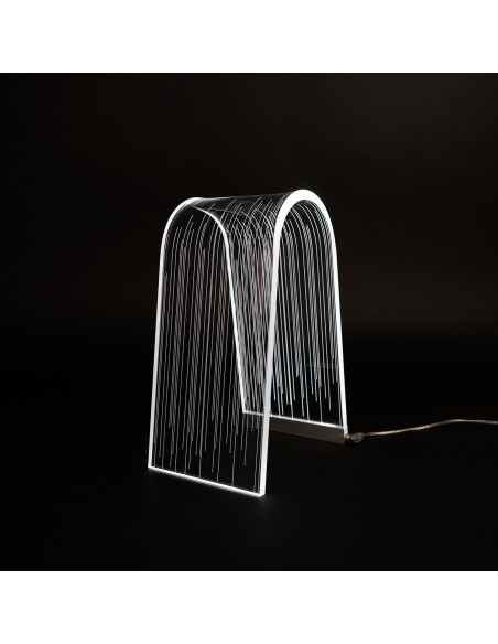 Vesta Home - Lampada da Tavolo Arc·line·13,5 X 19,5 X 28 H Th. 10 Mm