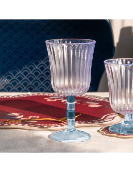 Vesta Home - Set 6 Calici Ginevra·trasparente·ø8,5 X 17 H Cm Th. 4 Mm