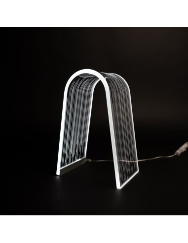 Vesta Home - Lampada da Tavolo Arc·line·13,5 X 19,5 X 28 H Th. 10 Mm