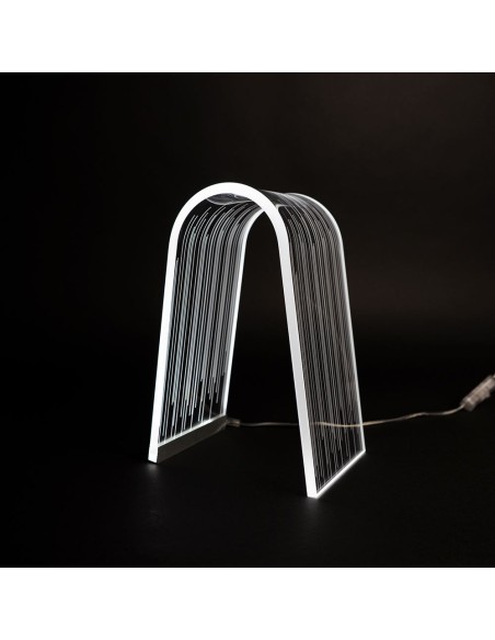 Vesta Home - Lampada da Tavolo Arc·line·13,5 X 19,5 X 28 H Th. 10 Mm