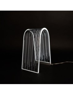Vesta Home - Lampada da Tavolo Arc·line·13,5 X 19,5 X 28 H Th. 10 Mm