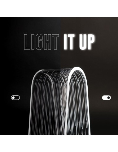 Vesta Home - Lampada da Tavolo Arc·line·13,5 X 19,5 X 28 H Th. 10 Mm