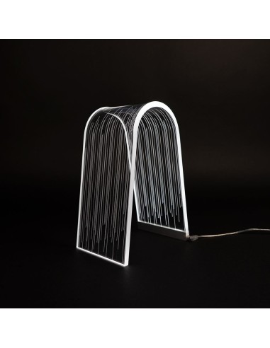 Vesta Home - Lampada da Tavolo Arc·line·13,5 X 19,5 X 28 H Th. 10 Mm