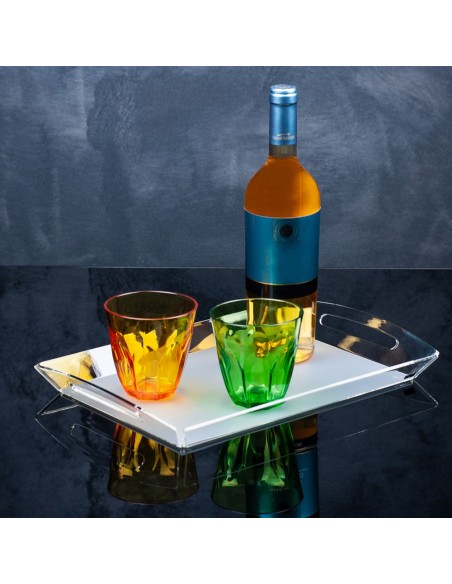 Vesta Home - Vassoio Vestalia·trasparente·36,5 X 26 X 2,5 H Th. 4 Mm