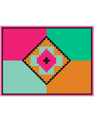 Vesta Home - Plaid 150x200 Cm Vesta Decor·ethnic·150 X 220
