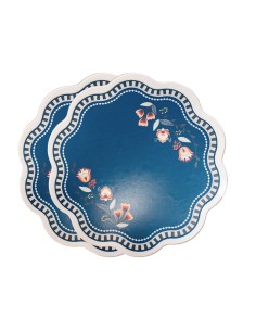 Vesta Home - Set 2 Sottopiatti Armonia·ottanio·ø40 Cm Th. 2 Mm 2