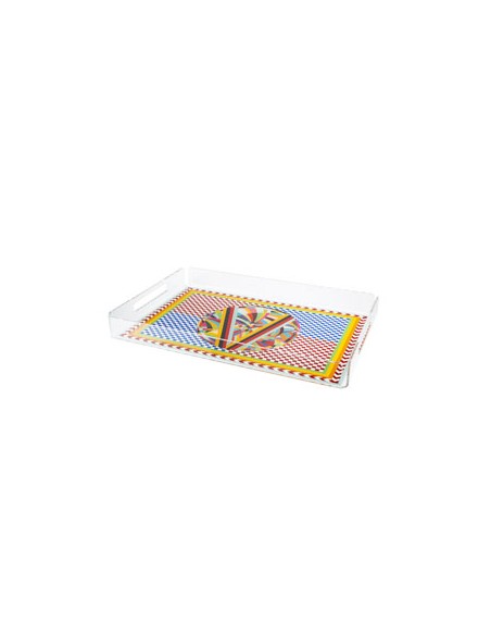 Vesta Home - Vassoio Grande Decor·rainbow·45 X 31 X 5 H Th. 4 Mm