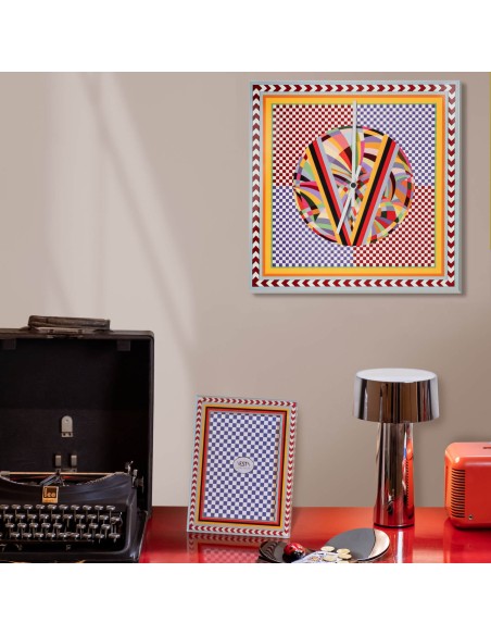 Vesta Home - Orologio 50x50 Decor·rainbow·50 X 50 X 2,5 H