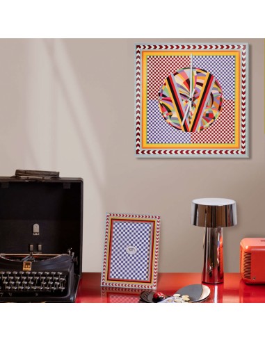 Vesta Home - Orologio 50x50 Decor·rainbow·50 X 50 X 2,5 H