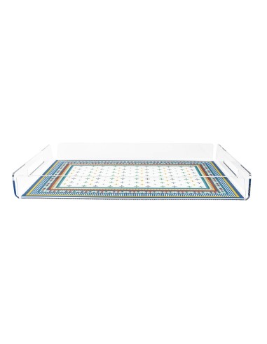 Vesta Home - Vassoio Grande Decor·foulard·45 X 31 X 5 H Th. 4 Mm