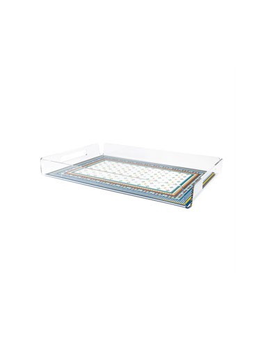 Vesta Home - Vassoio Grande Decor·foulard·45 X 31 X 5 H Th. 4 Mm