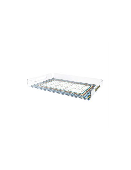 Vesta Home - Vassoio Grande Decor·foulard·45 X 31 X 5 H Th. 4 Mm