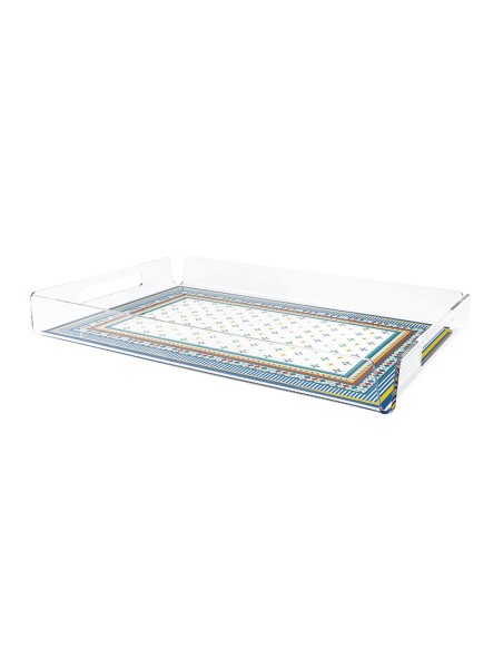 Vesta Home - Vassoio Grande Decor·foulard·45 X 31 X 5 H Th. 4 Mm