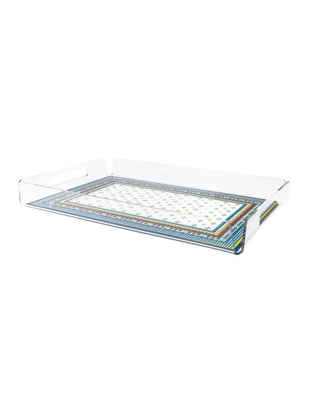 Vesta Home - Vassoio Grande Decor·foulard·45 X 31 X 5 H Th. 4 Mm