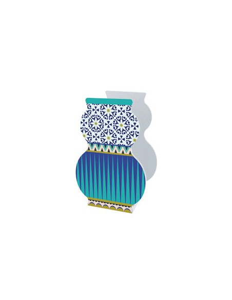Vesta Home - Vaso Giudecca Piccolo·santorini·16 X 11 X 25 H Th. 5 Mm Glass Vase Ø8 X 20 H
