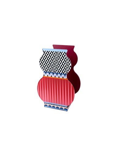 Vesta Home - Vaso Giudecca Piccolo·marocco·16 X 11 X 25 H Th. 5 Mm Glass Vase Ø8 X 20 H