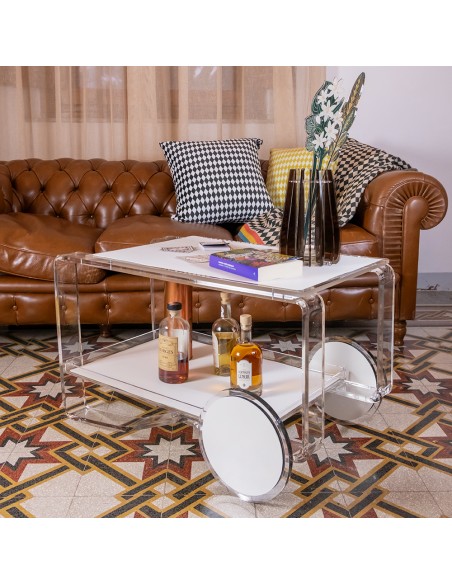 Vesta Home - Carrello Finlandia·avorio·79 X 45 X 49 H Cm Th. 20 Mm