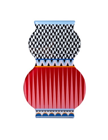 Vesta Home - Vaso Giudecca Piccolo·marocco·16 X 11 X 25 H Th. 5 Mm Glass Vase Ø8 X 20 H