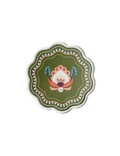 Vesta Home - Sottobottiglia Armonia·verde·ø13 Cm Th. 6 Mm