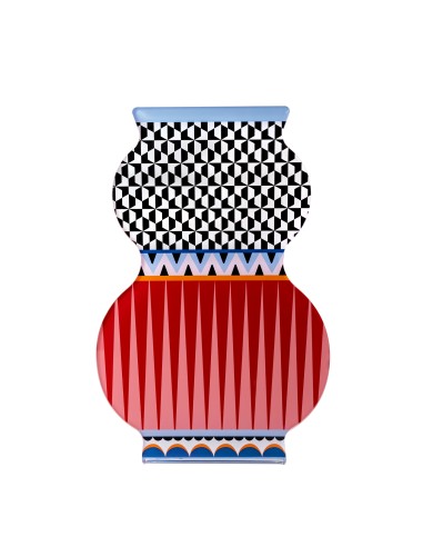 Vesta Home - Vaso Giudecca Grande·marocco·22,6 X 15 X 35 H Th. 5 Mm Glass Vase Ø12 X 30 H