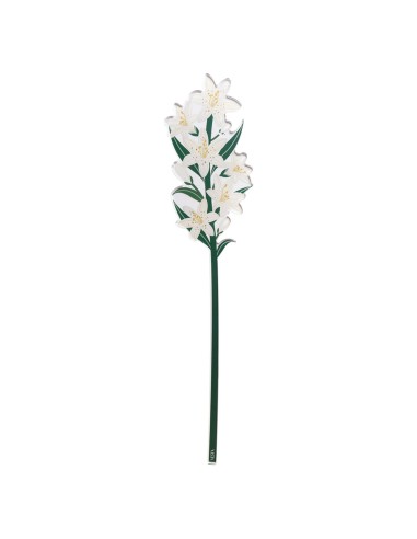 Vesta Home - Fiore Giglio Piccolo Bianco Kit 6 Pz Funny Flowers·bianco·10 X 45,5 H Cm Th. 5 Mm