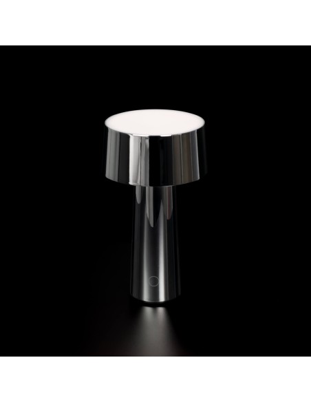 Vesta Home - Lampada da Tavolo Wireless Mush·argento·ø14 X 26 H