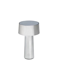 Vesta Home - Lampada da Tavolo Wireless Mush·argento·ø14 X 26 H