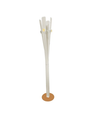 Vesta Home - Appendiabiti Vera·bianco/giallo·30 X 30 X 180 H Cm Th. 6 Mm
