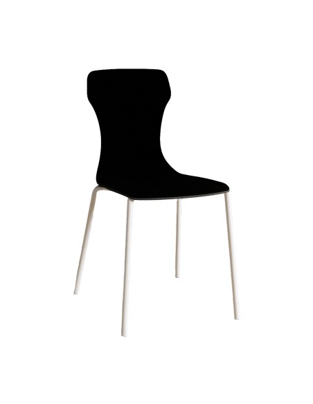 Vesta Home - Sedia Tokyo·nero·40 X 40 X 90 H Cm Th. 10 Mm