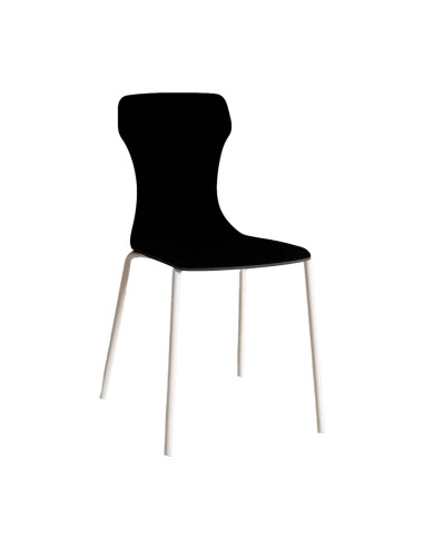 Vesta Home - Sedia Tokyo·nero·40 X 40 X 90 H Cm Th. 10 Mm