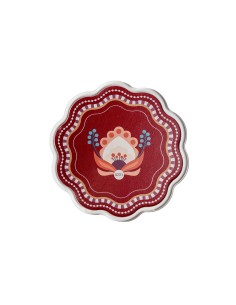 Vesta Home - Sottobottiglia Armonia·bordeaux·ø13 Cm Th. 6 Mm