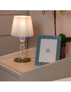 Vesta Home - Lampada da Tavolo Piccola Brighella·modern·18,5 X 18,5 X 35 H Th. Legs 6 Mm Th. Base: 10 Mm