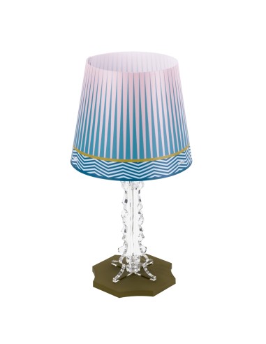 Vesta Home - Lampada da Tavolo Piccola Brighella·modern·18,5 X 18,5 X 35 H Th. Legs 6 Mm Th. Base: 10 Mm