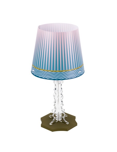 Vesta Home - Lampada da Tavolo Piccola Brighella·modern·18,5 X 18,5 X 35 H Th. Legs 6 Mm Th. Base: 10 Mm