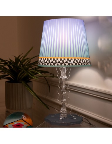 Vesta Home - Lampada da Tavolo Piccola Brighella·ethnic·18,5 X 18,5 X 35 H Th. Legs 6 Mm Th. Base: 10 Mm