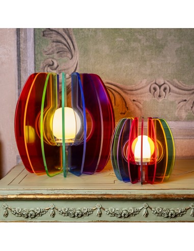 Vesta Home - Lampada Grande - Iride·multicolor·ø20 X 33 H Cm Th 8 Mm