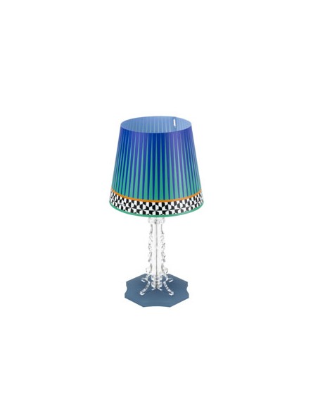 Vesta Home - Lampada da Tavolo Piccola Brighella·ethnic·18,5 X 18,5 X 35 H Th. Legs 6 Mm Th. Base: 10 Mm