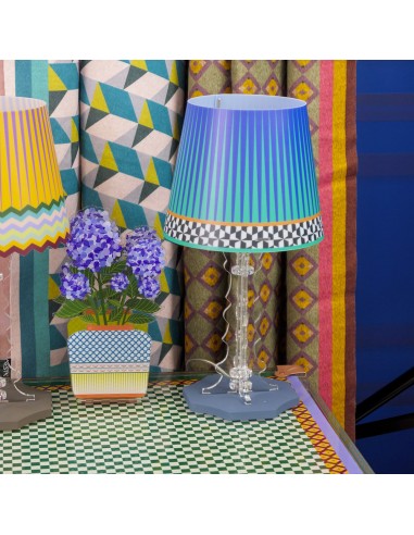Vesta Home - Lampada da Tavolo Piccola Brighella·ethnic·18,5 X 18,5 X 35 H Th. Legs 6 Mm Th. Base: 10 Mm