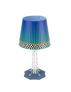 Vesta Home - Lampada da Tavolo Piccola Brighella·ethnic·18,5 X 18,5 X 35 H Th. Legs 6 Mm Th. Base: 10 Mm