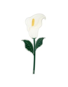 Vesta Home - Bomboniera - Calla Kit 6 Pz·bianco·8,6 X 20,4 H Cm Th. 3 Mm 2