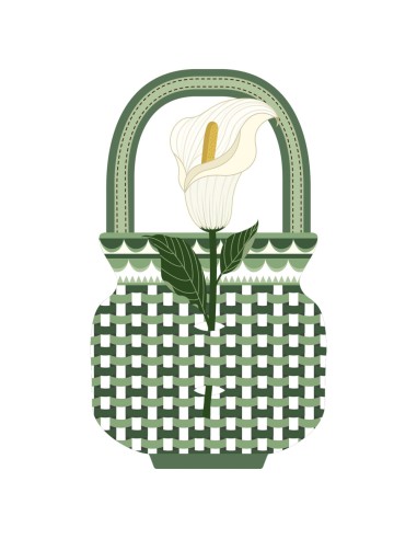 Vesta Home - Bomboniera - Calla Kit 6 Pz·bianco·8,6 X 20,4 H Cm Th. 3 Mm