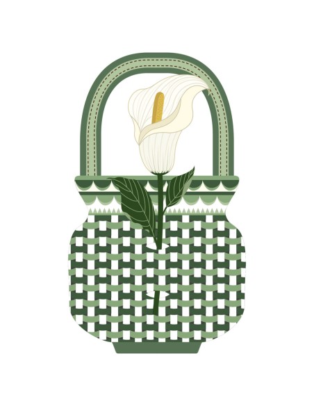 Vesta Home - Bomboniera - Calla Kit 6 Pz·bianco·8,6 X 20,4 H Cm Th. 3 Mm