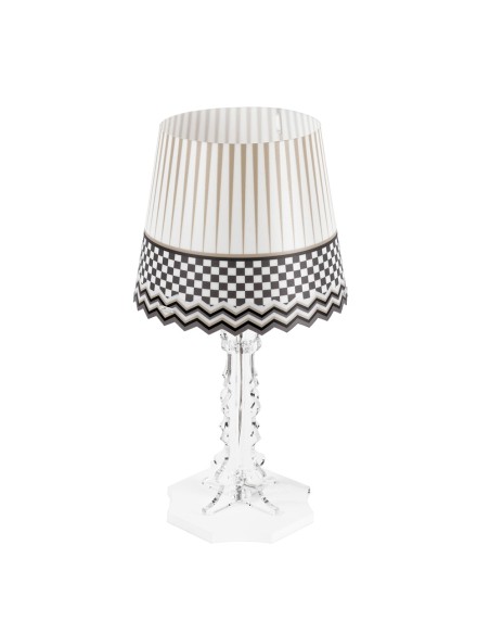 Vesta Home - Lampada da Tavolo Piccola Brighella·basic·18,5 X 18,5 X 35 H Th. Legs 6 Mm Th. Base: 10 Mm