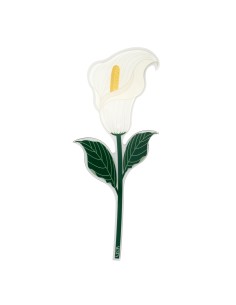 Vesta Home - Bomboniera - Calla Kit 6 Pz·bianco·8,6 X 20,4 H Cm Th. 3 Mm