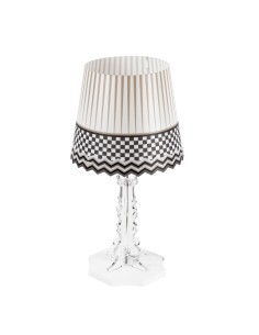 Vesta Home - Lampada da Tavolo Piccola Brighella·basic·18,5 X 18,5 X 35 H Th. Legs 6 Mm Th. Base: 10 Mm