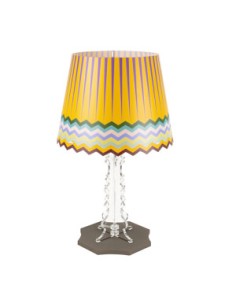 Vesta Home - Lampada da Tavolo Grande Brighella·rainbow·31 X 31 X 52 H Th. Legs 8 Mm Th. Base 12 Mm 2