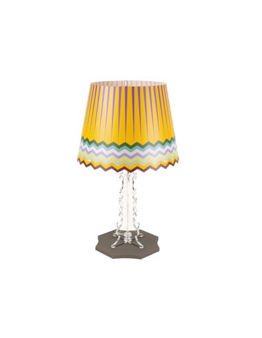 Vesta Home - Lampada da Tavolo Grande Brighella·rainbow·31 X 31 X 52 H Th. Legs 8 Mm Th. Base 12 Mm