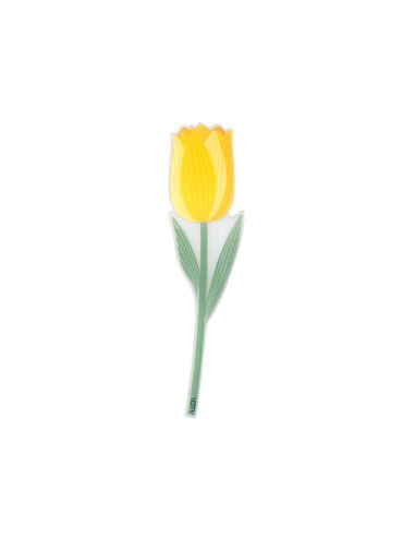Vesta Home - Bomboniera - Tulipano Kit 6 Pz·giallo·5,3 X 20,5 H Cm Th. 3 Mm