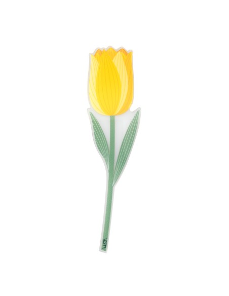 Vesta Home - Bomboniera - Tulipano Kit 6 Pz·giallo·5,3 X 20,5 H Cm Th. 3 Mm